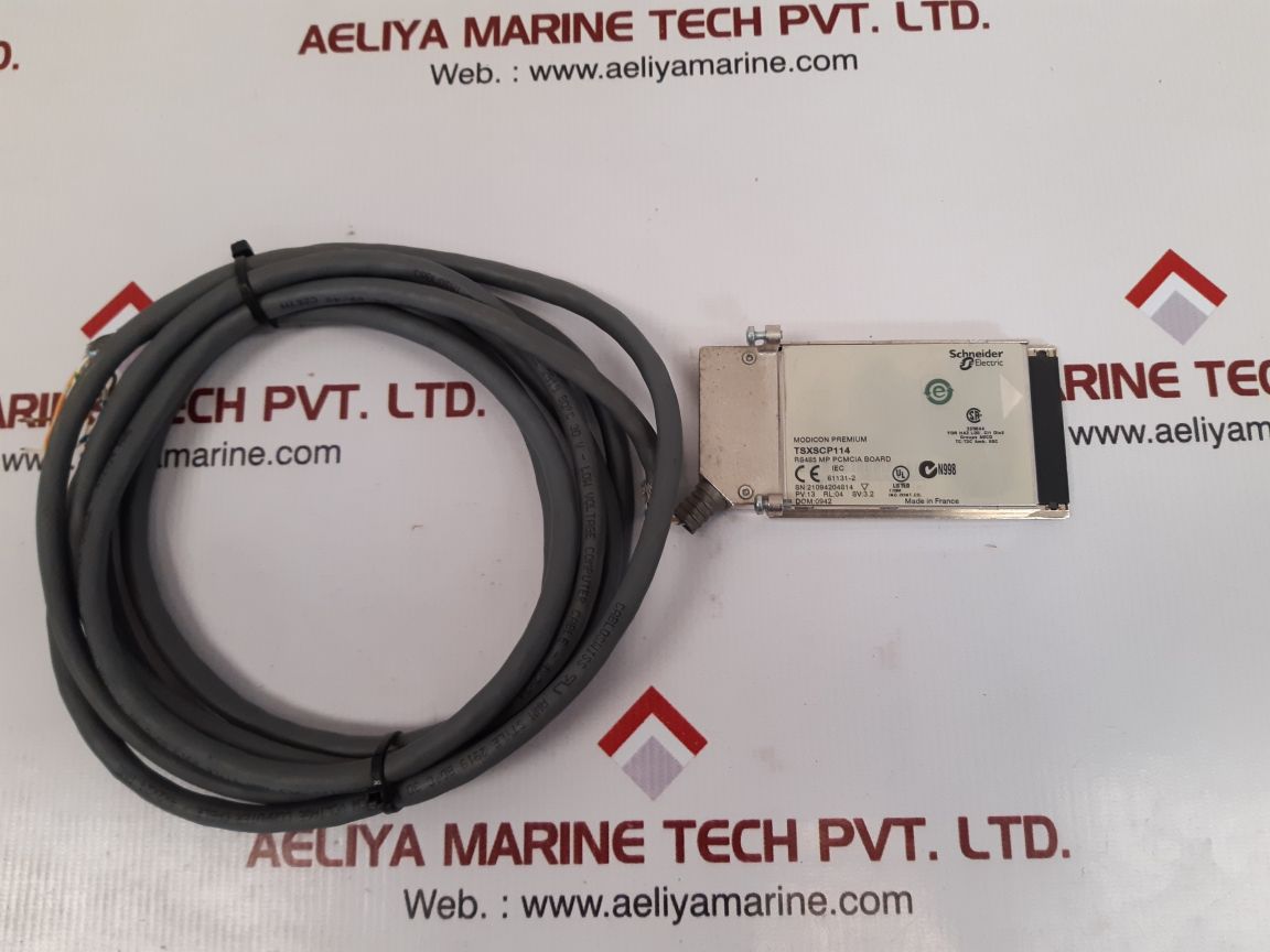 Schneider electric tsxscp114 pcmcia board pv13 rs485 mp