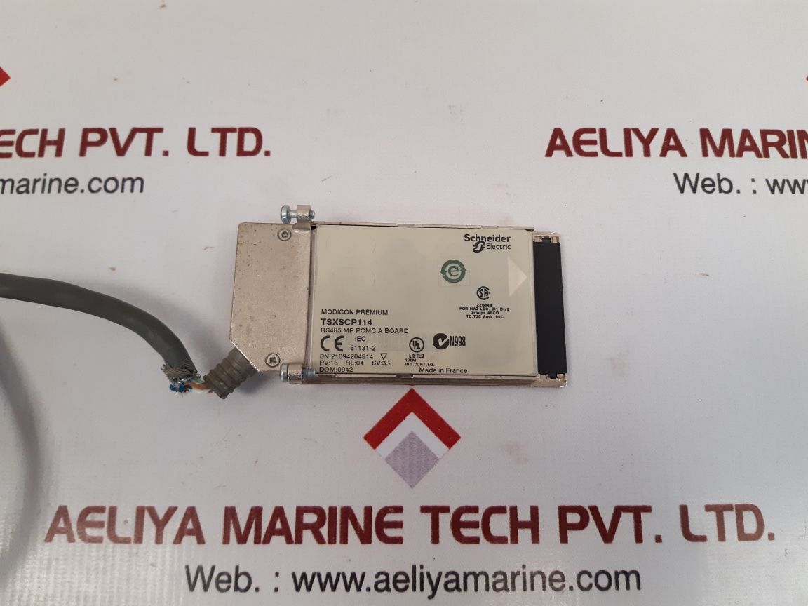 Schneider electric tsxscp114 pcmcia board pv13 rs485 mp