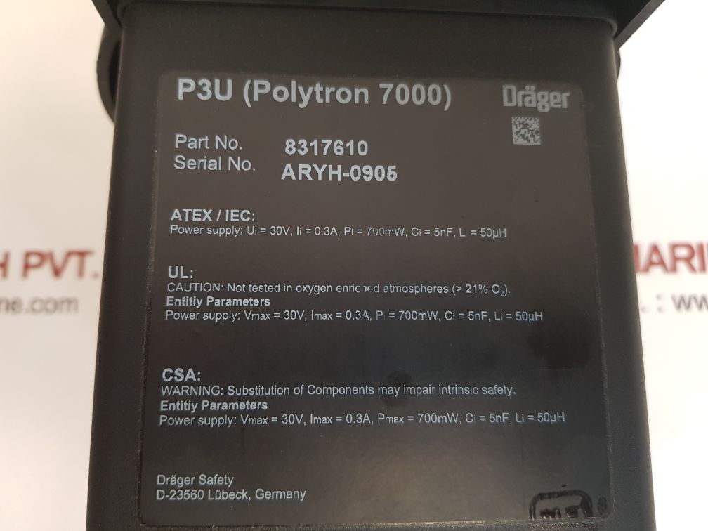 Drager 8317610 toxic gases and oxygen detector