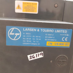 Larsen & toubro cn-cs 800 s1 circuit breaker 