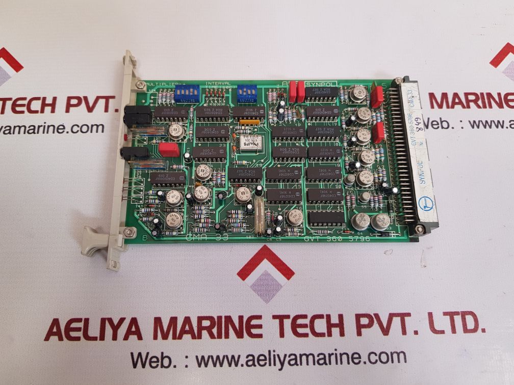 Abb cma 33 pcb card gvt 360 5796 