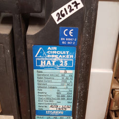 Hyundai hat 25 3-pole circuit breaker