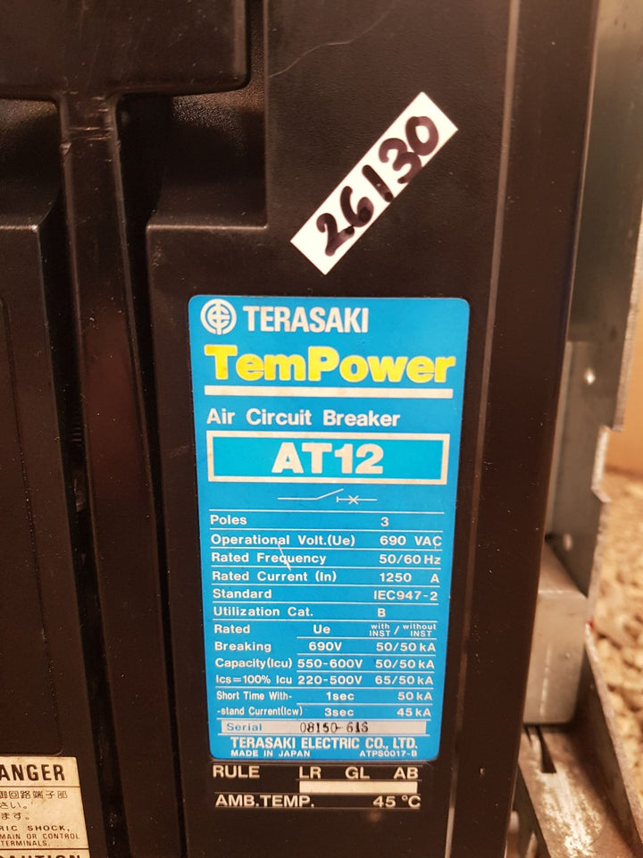 Terasaki at12 air circuit breaker