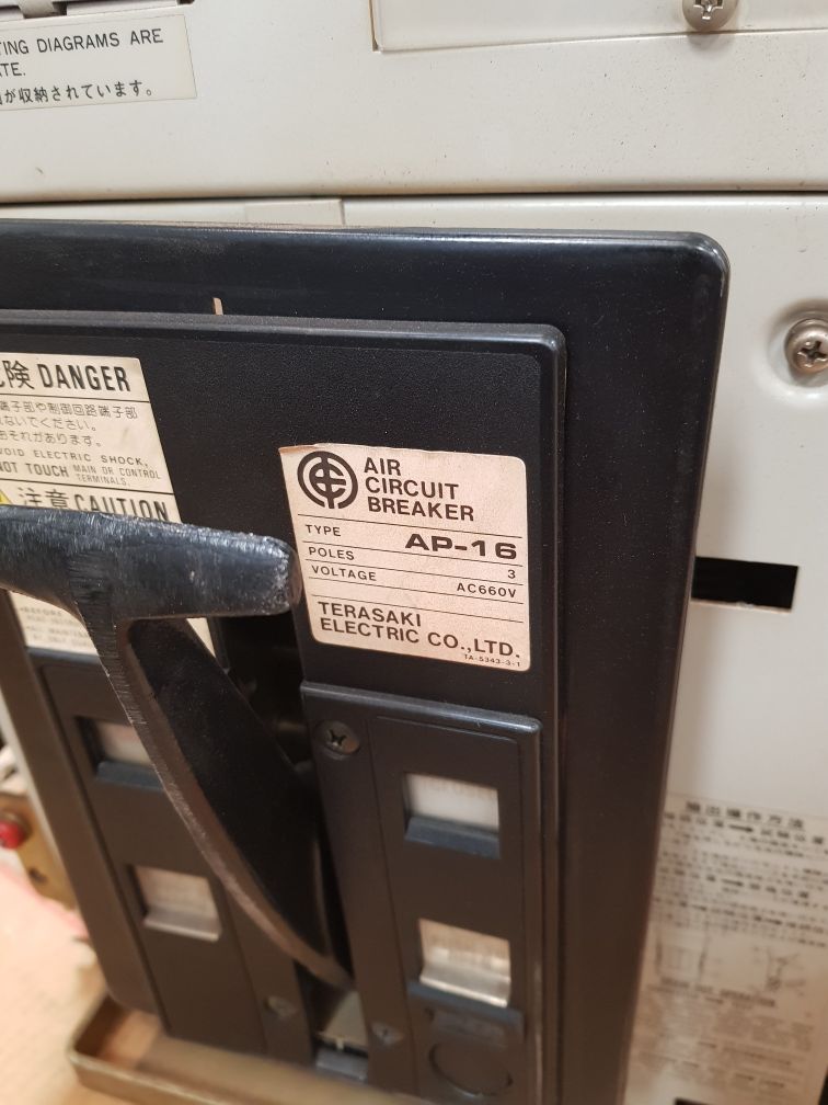 Terasaki ap-16 air circuit breaker air circuit breaker