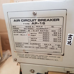 Terasaki ap-16 air circuit breaker air circuit breaker