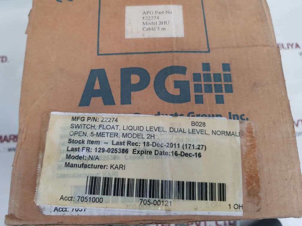Kari ka-s liquid level control 5m cable