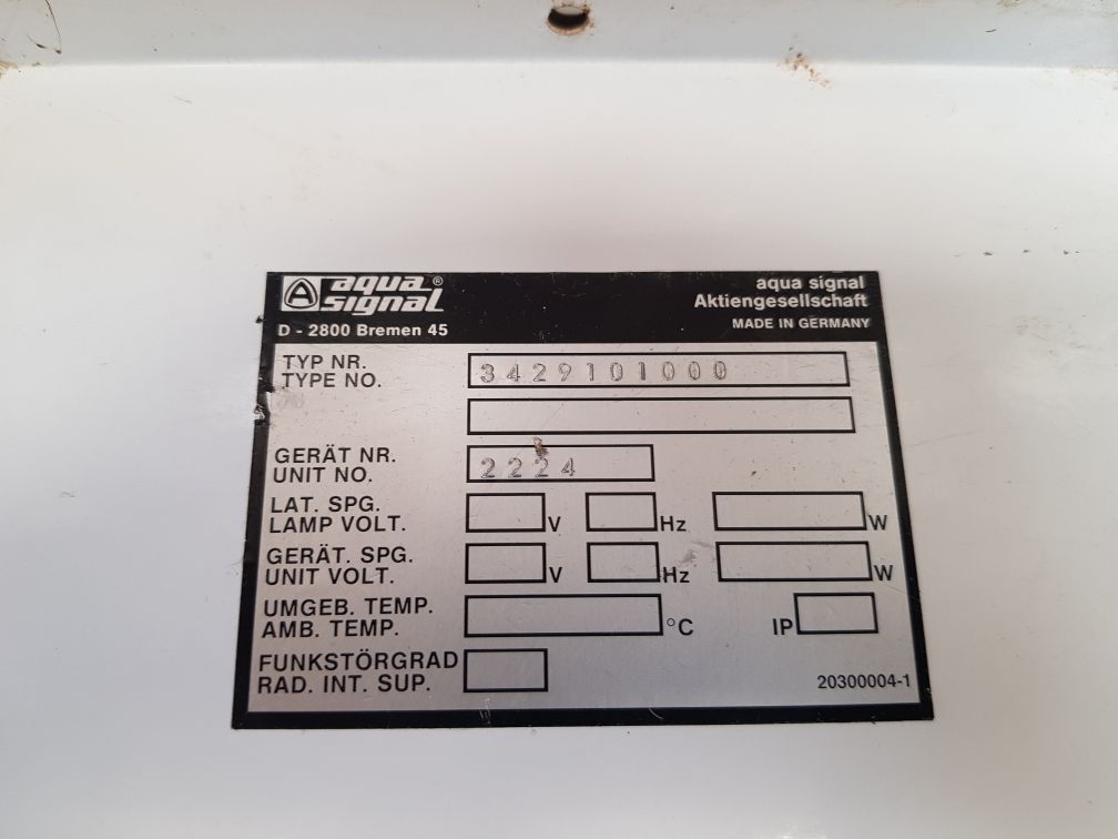 Aqua signal 3429101000