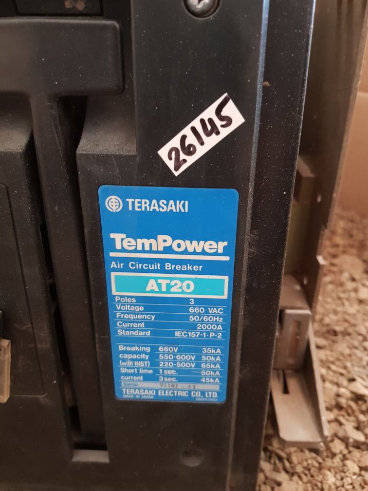 Terasaki tempower at20 air circuit breaker