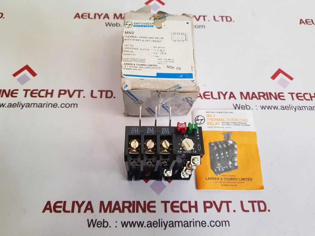 L&t mn2 thermal overload relay