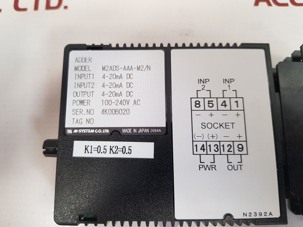 M-system m2ads-aaa-m2/n signal transmitter