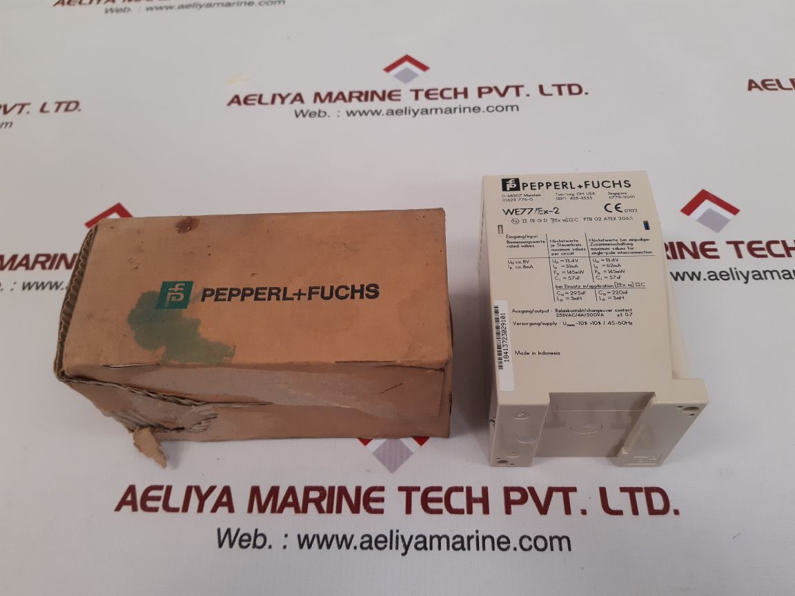 Pepperl+Fuchs We77/Ex-2 Switching Isolator 230Vac New
