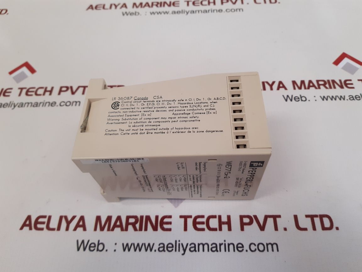 Pepperl+fuchs we77/ex-2 switching isolator New
