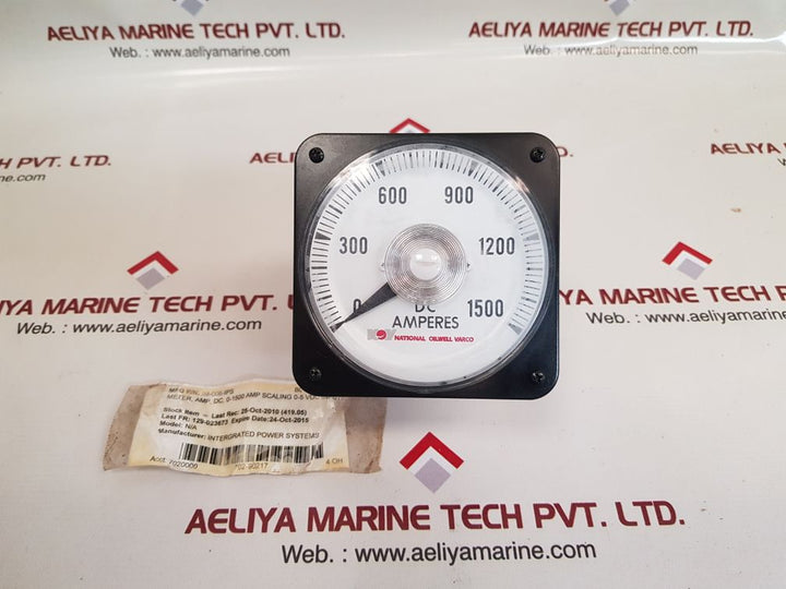 National oilwell varco ips 141-001062 ammeter 0-1500a