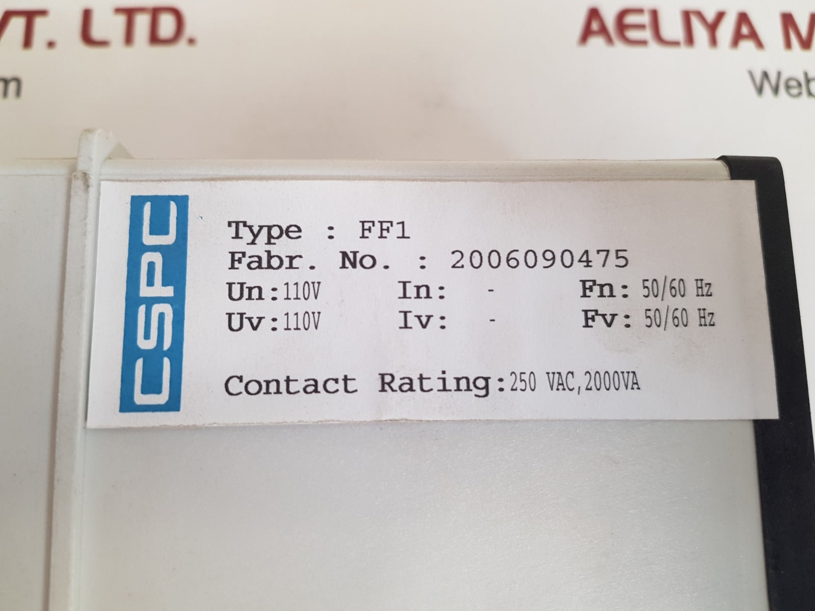 C&s/high-tech range ff1 pt fuse failure relay new