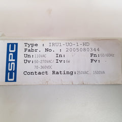 C&s/high-tech range iru1-uo-1-hd ac voltage relay new