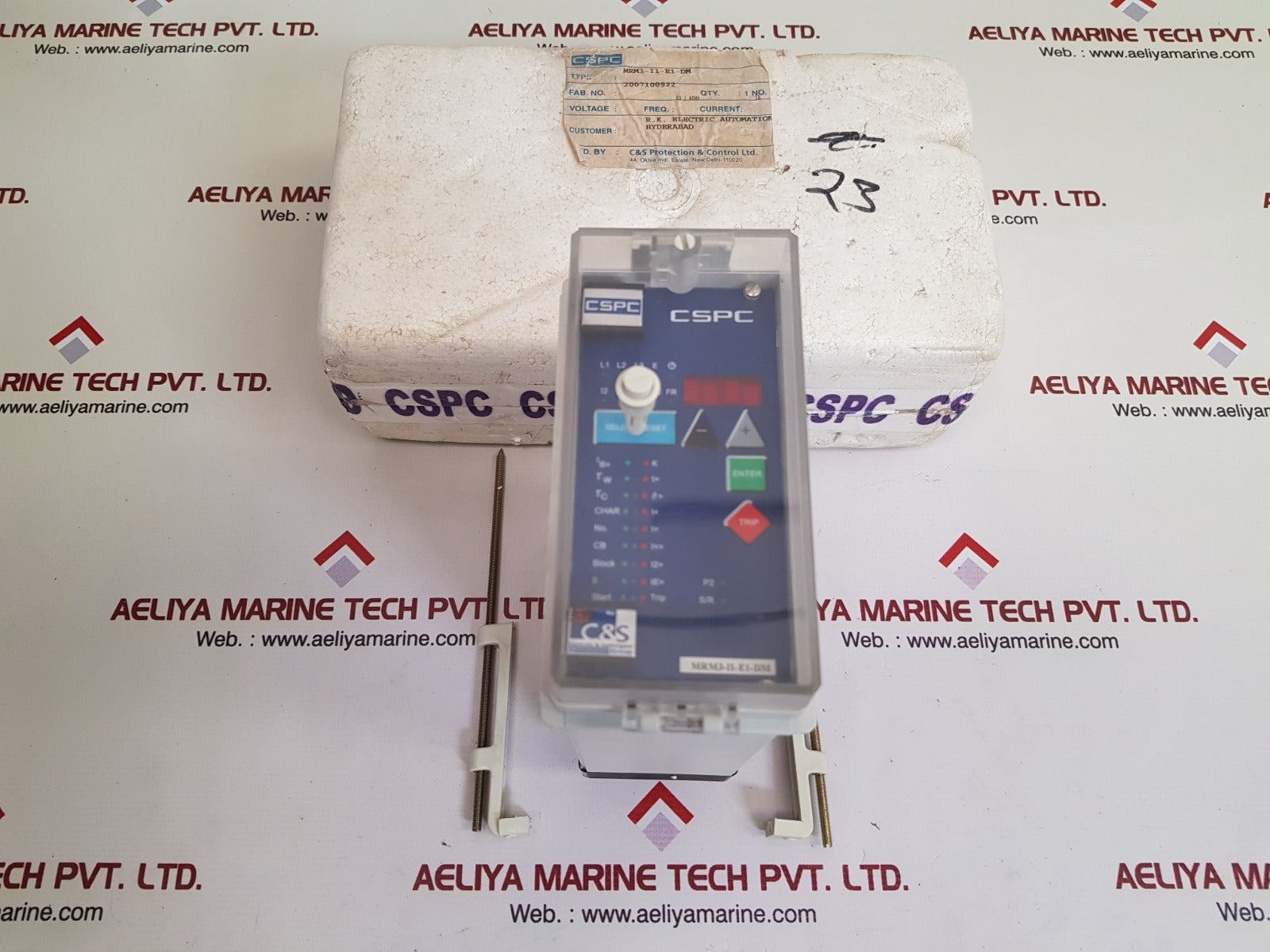 C&s protection & contro mrm3-i1-e1-dm motor protection relay