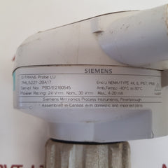 Siemens 7ml5221-2ba17 sitrans probe lu ultrasonic level transmitter 