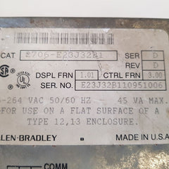 Allen-bradley 2706-e23j32b1 dataliner operator interface