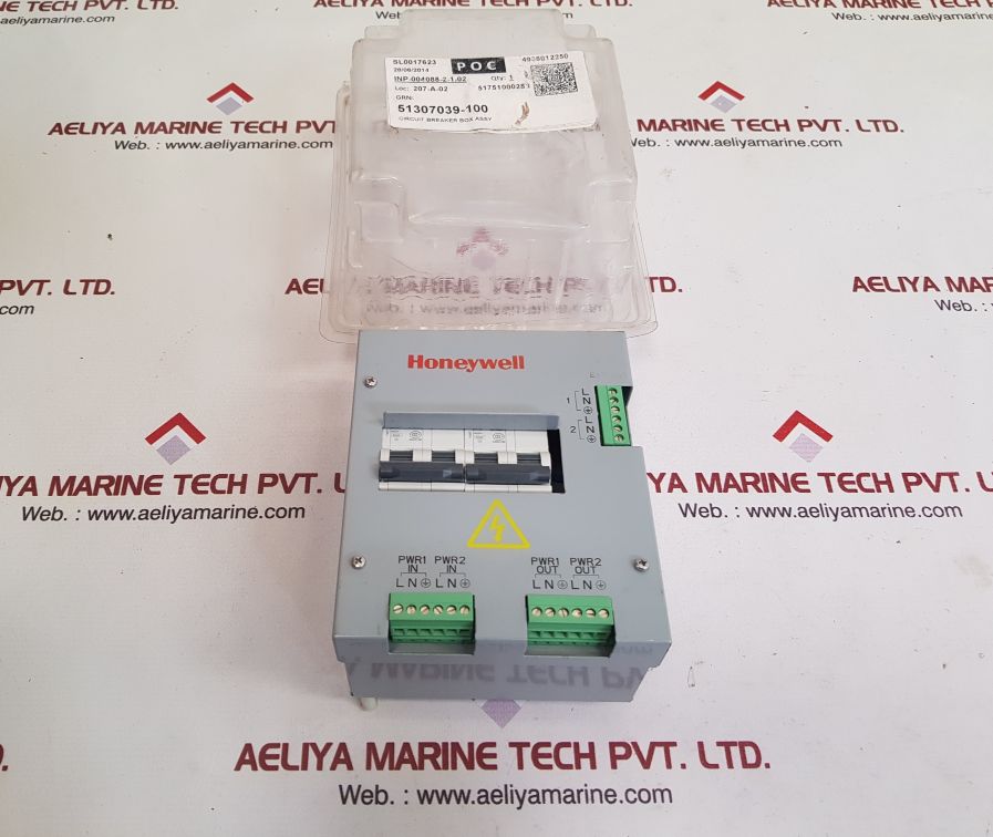 Honeywell 8u-bxcbio-cn circuit breaker box assyembly 51307039-100 rev a