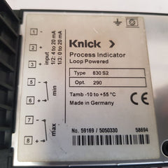 Knick 830 s2 process indicator new