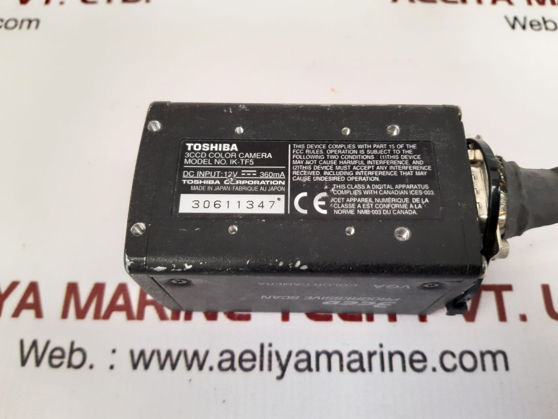 Toshiba ik-tf5 industrial color camera 3ccd