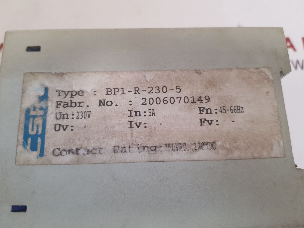 Cspc bp1-r-230-5 reverse power relay 45-66hz
