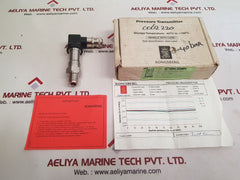 Kongsberg gt300c3g40v pressure transmitter 40 bar