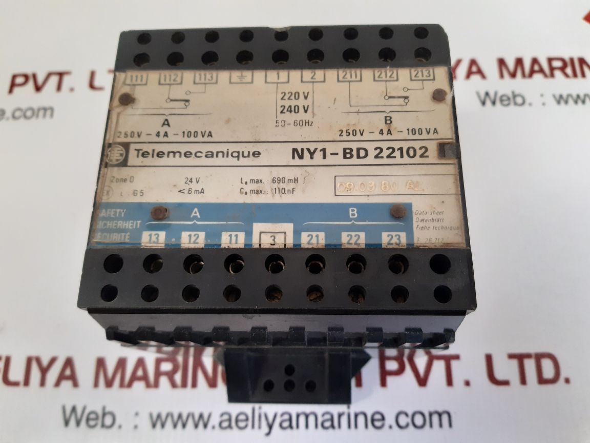 Telemecanique ny1-bd22102 protection unit