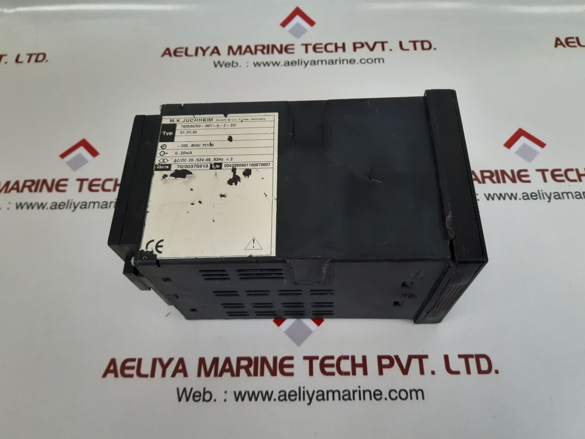 Jumo dicon 1000 universal process controller 703560/50-001-4-2-22/