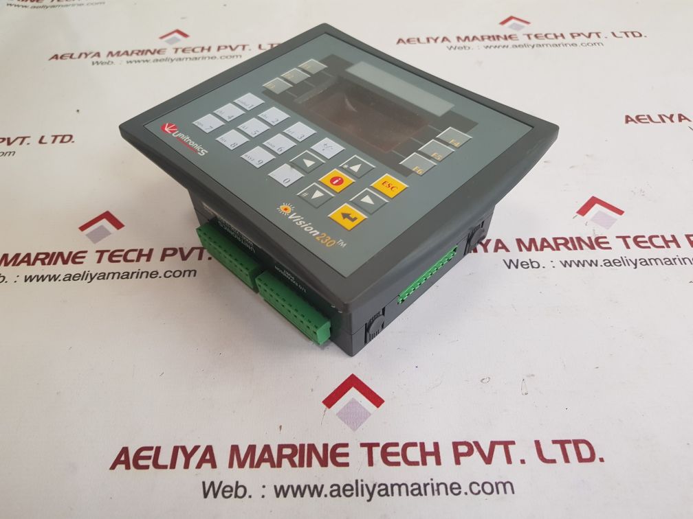 Unitronics v230-13-b20b operator panel & programmable logic controller