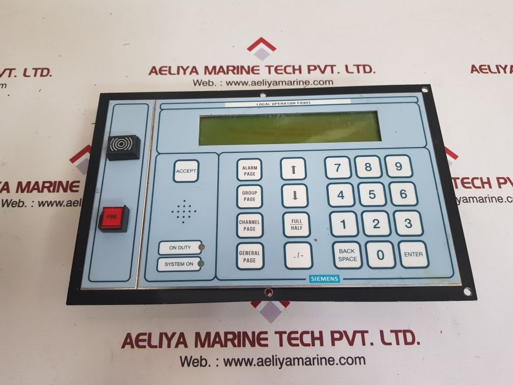 Siemens local operator panel 98.6.020.601 – Aeliya Marine Tech®