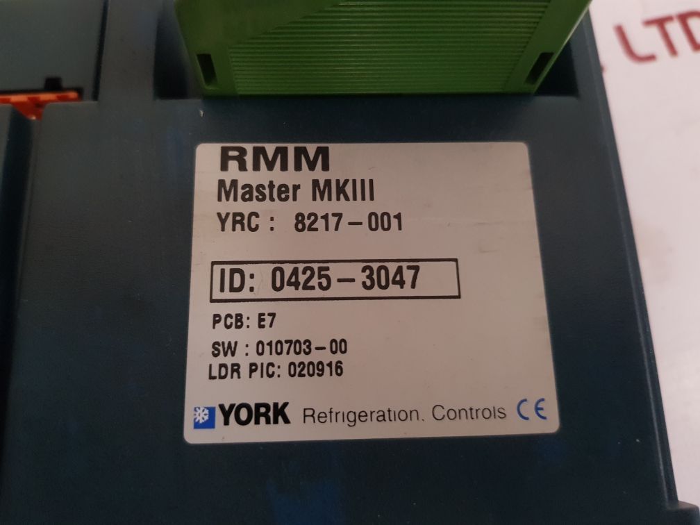 York rmm master mkiii 8217-001 power line remote monitoring modem