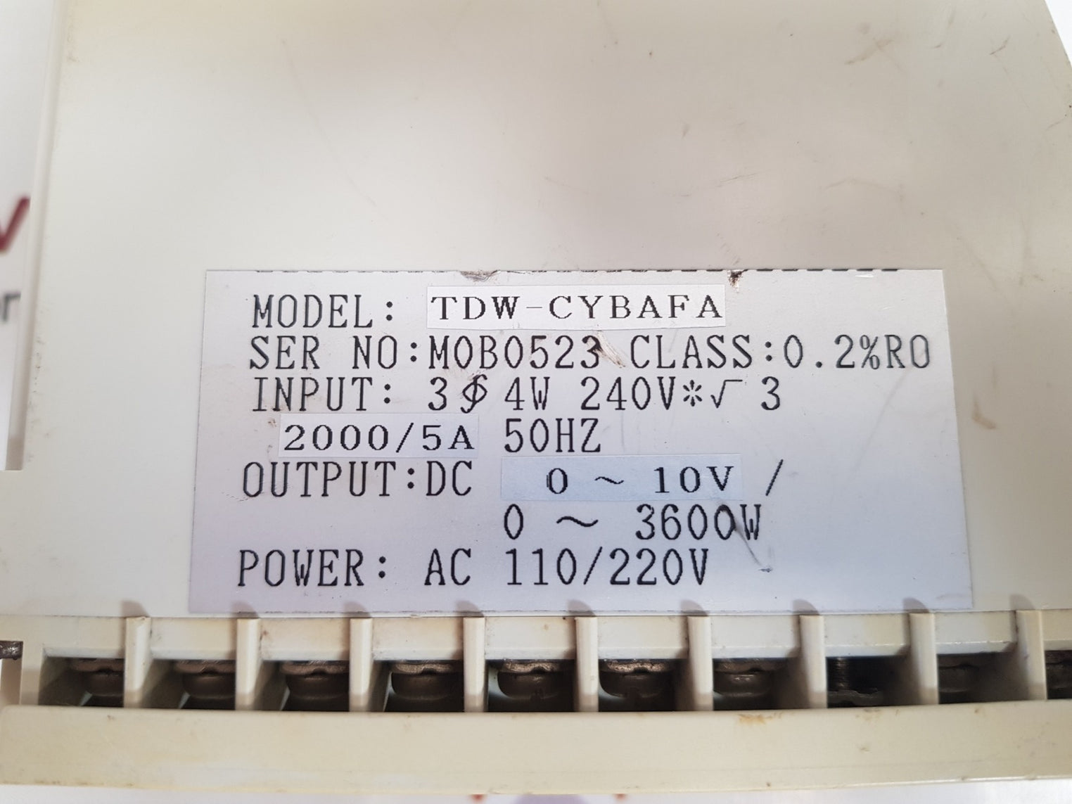 Ac&m tdw-cybafa transducer