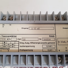 Knick 7206 a1 dc-isolation amplifier used