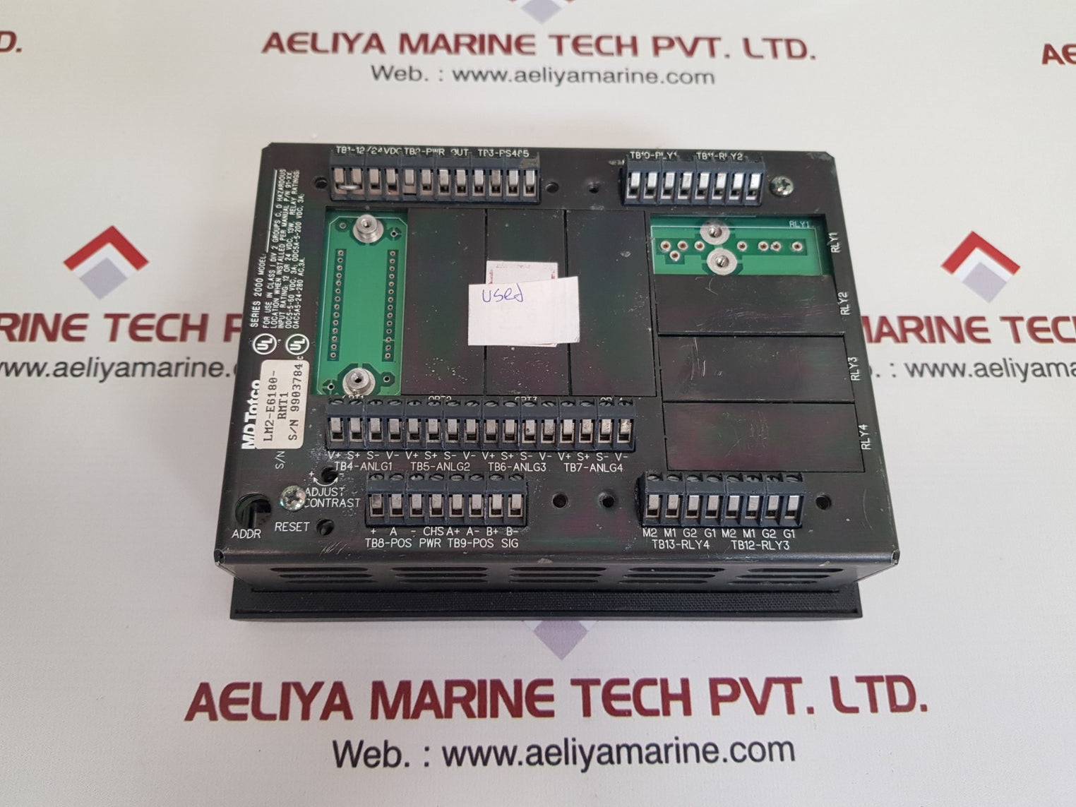 Md totco series 2000 lm2-e6180-rmt1 panel