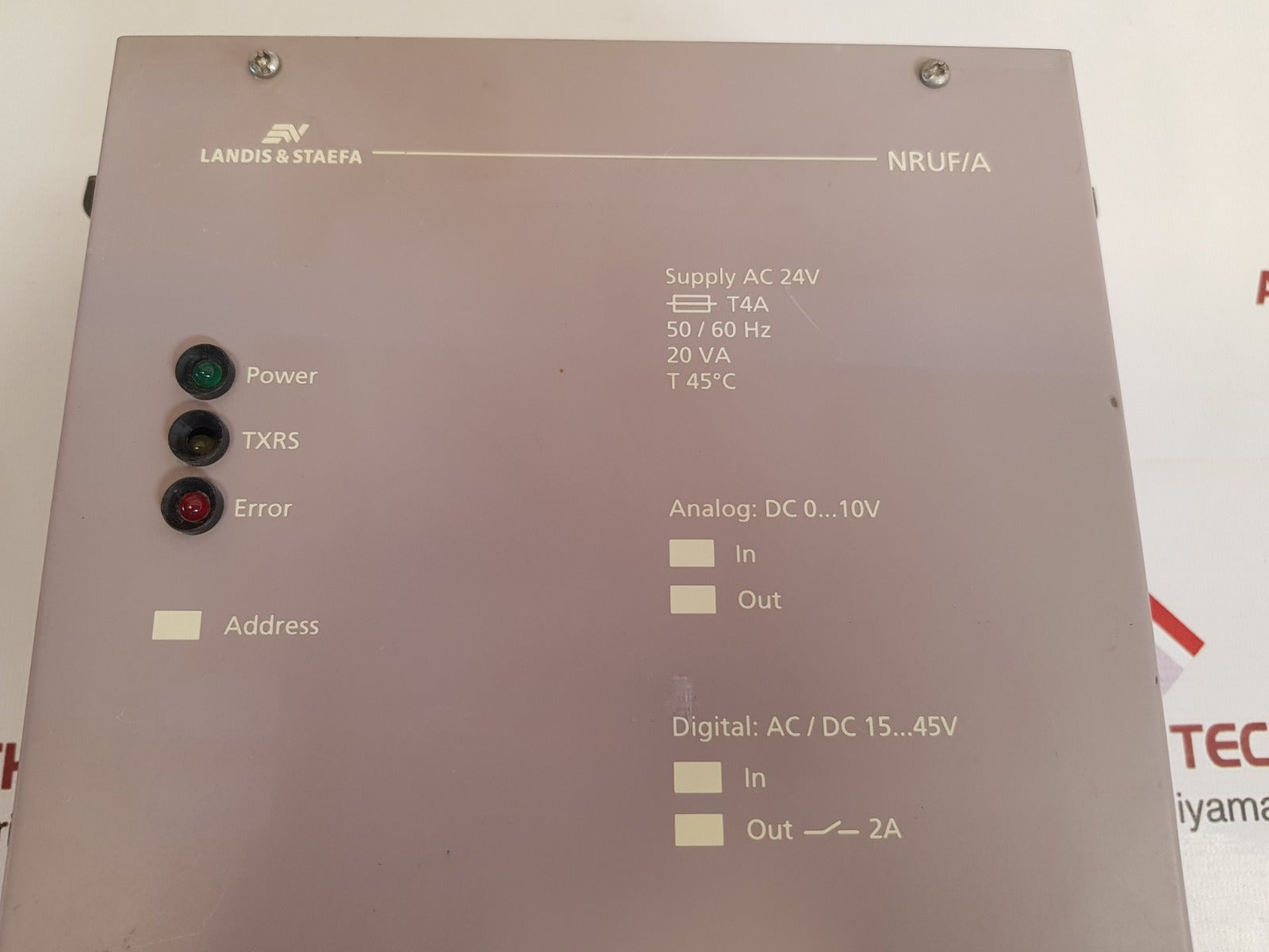 Landis & staefa nruf/a bms controller used