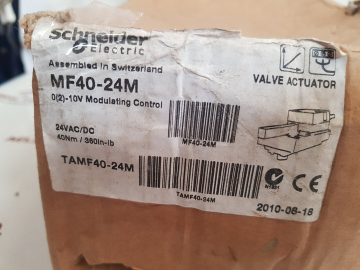 Schneider mf40-24m butterfl y valve actuator