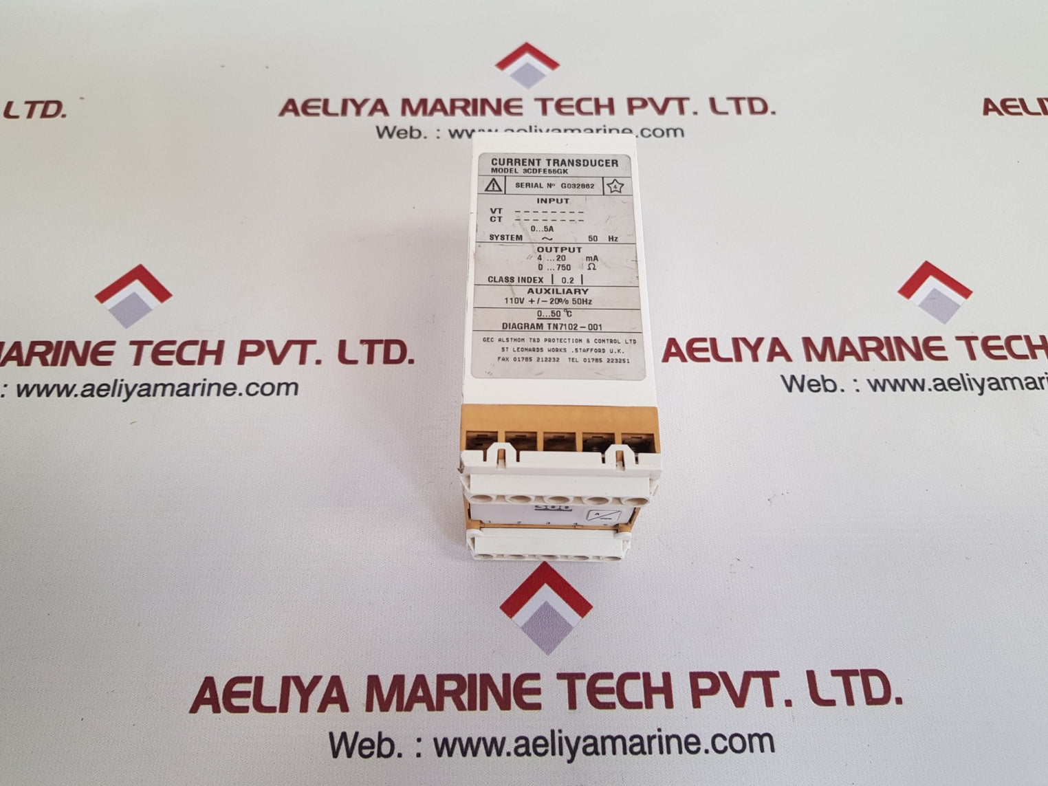 Gec alsthom istat 300 current transducer 3cdfe55gk 