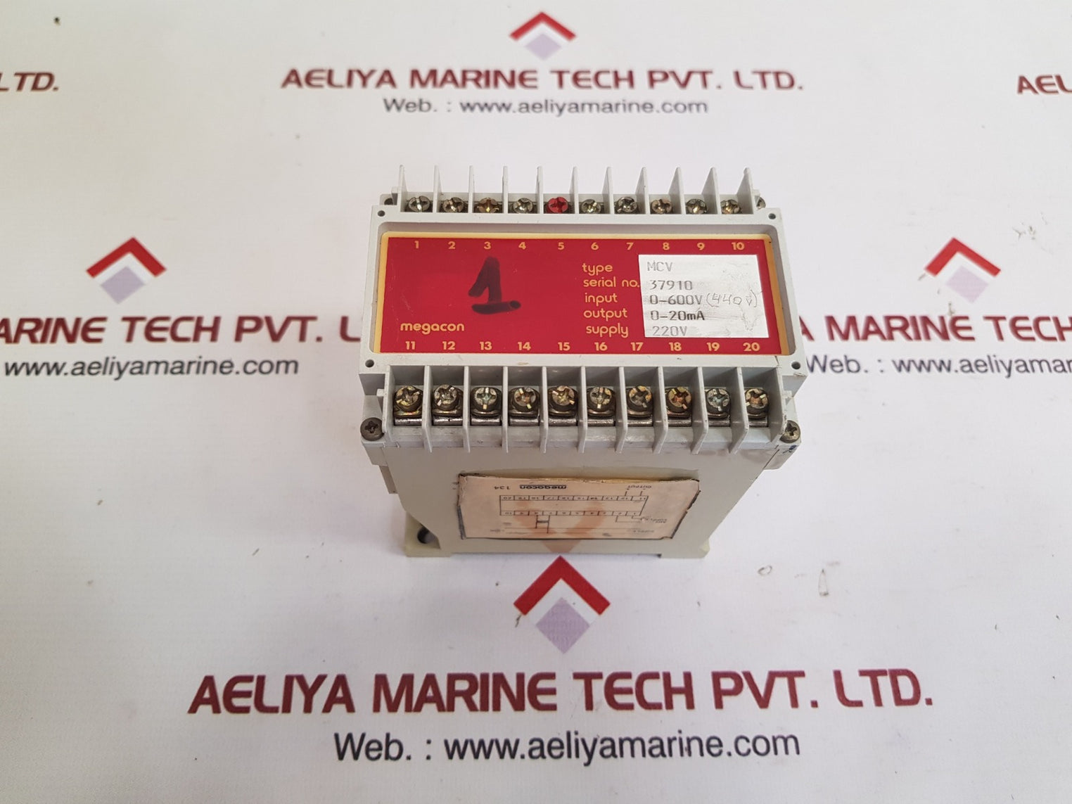 Megacon mcv measuring converter used