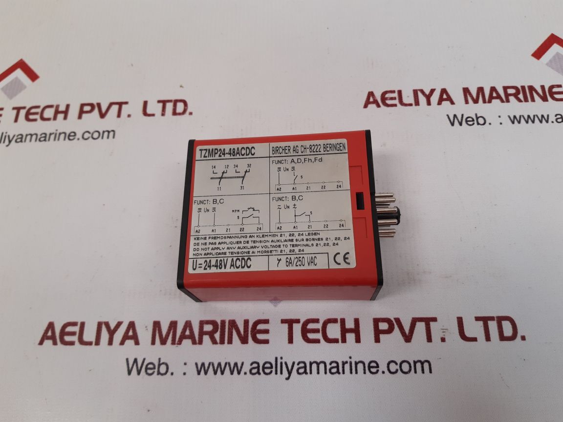 Bircher tzmp24-48acdc time delay relay