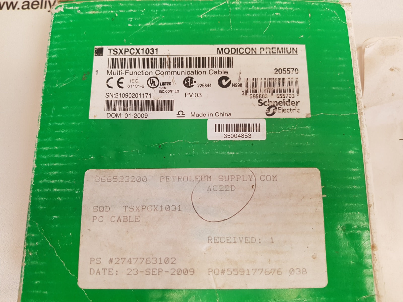 Schneider tsxpcx1031 multi-function communication cable