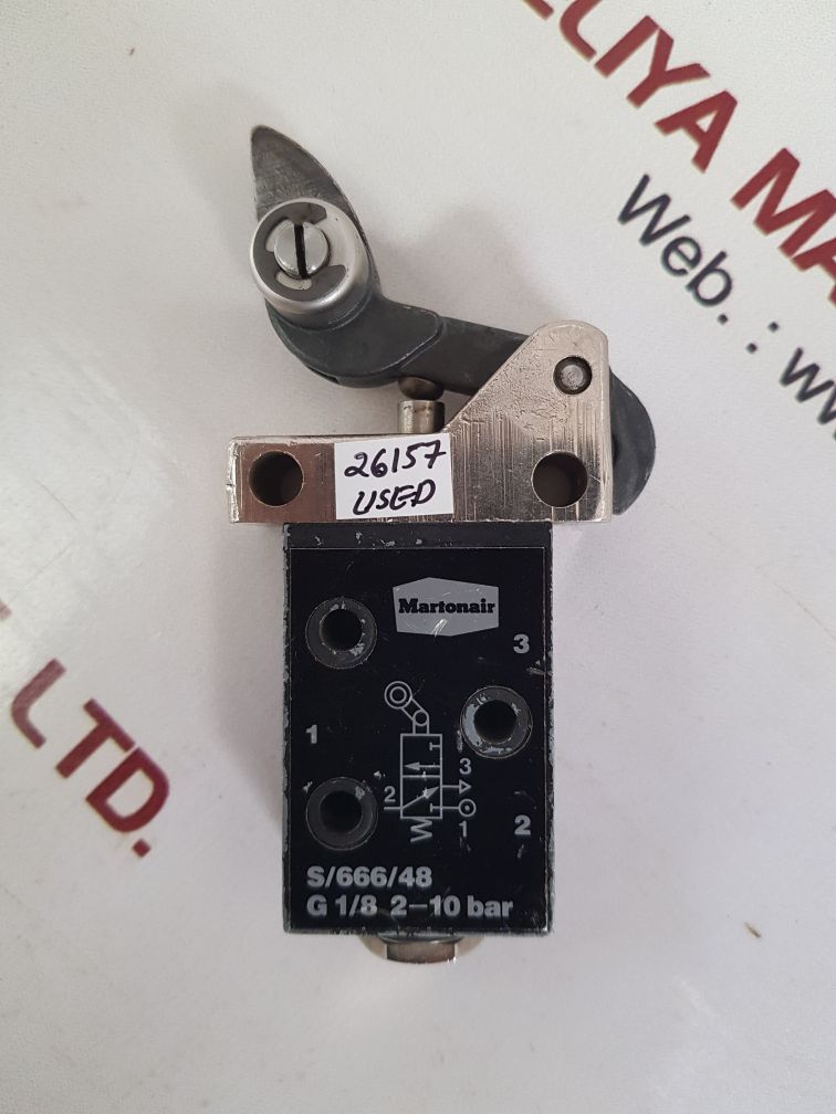 Martonair s/666/48 trip/spring control valve 