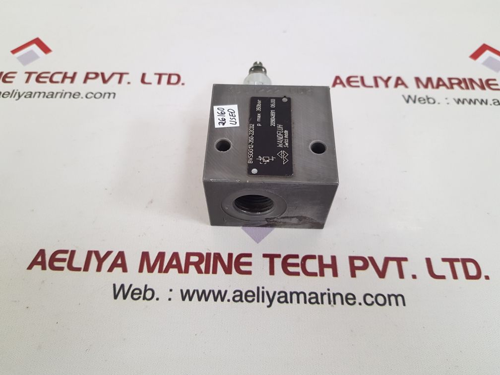 Wandfluh kgg1222-c02 pressure relief valve bvsgg12-350-22c02 