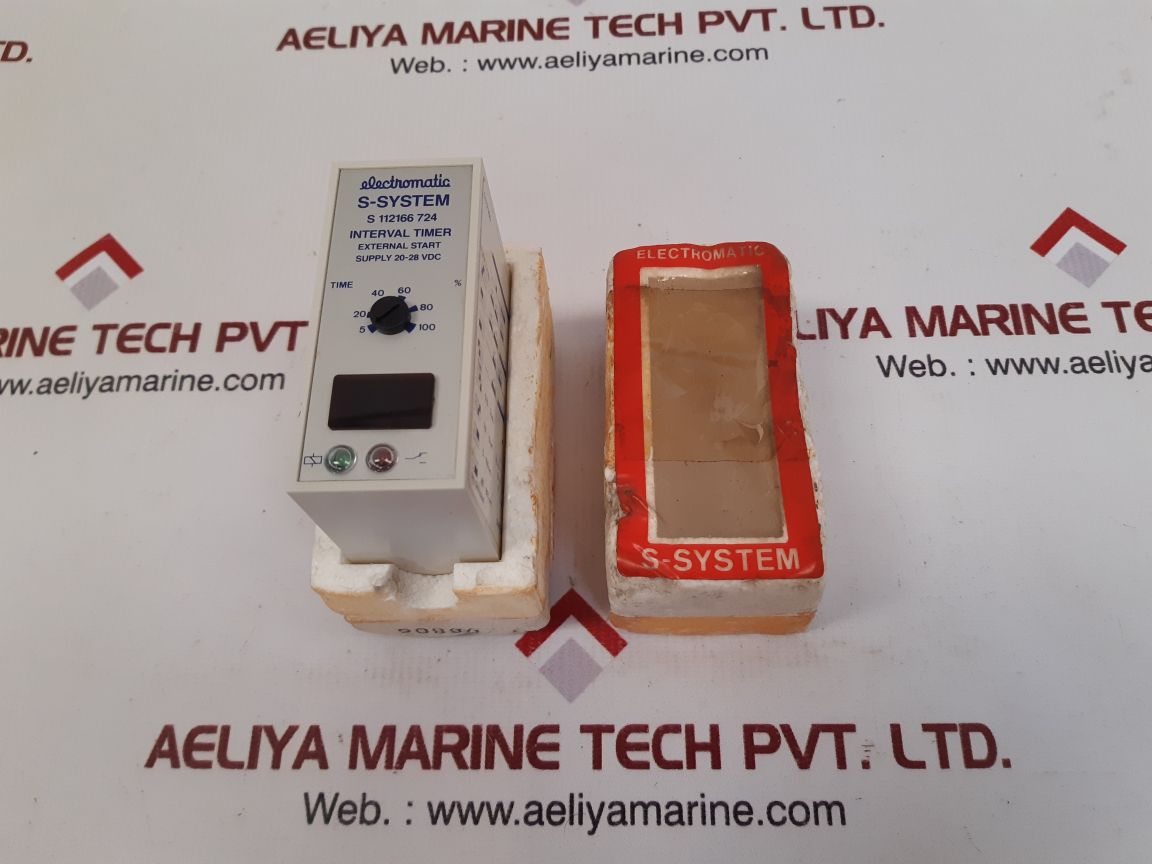 Electromatic s 112166 724 interval timer New