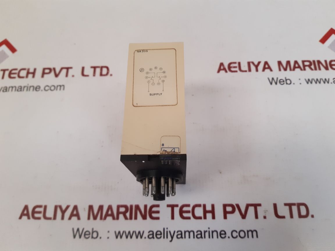Electromatic sa205 724 time delay relay 3-60 sec