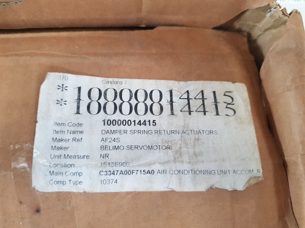 Belimo af24-s  damper spring return actuator 