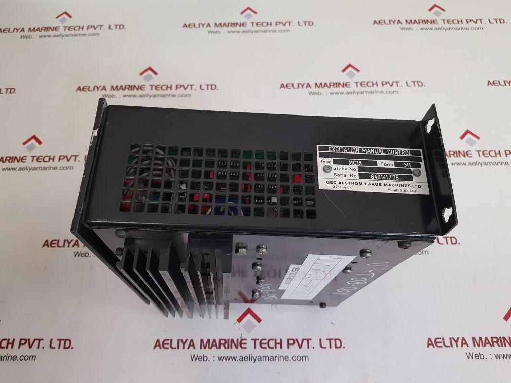 Gec alsthom mc15-m excitation manual control used