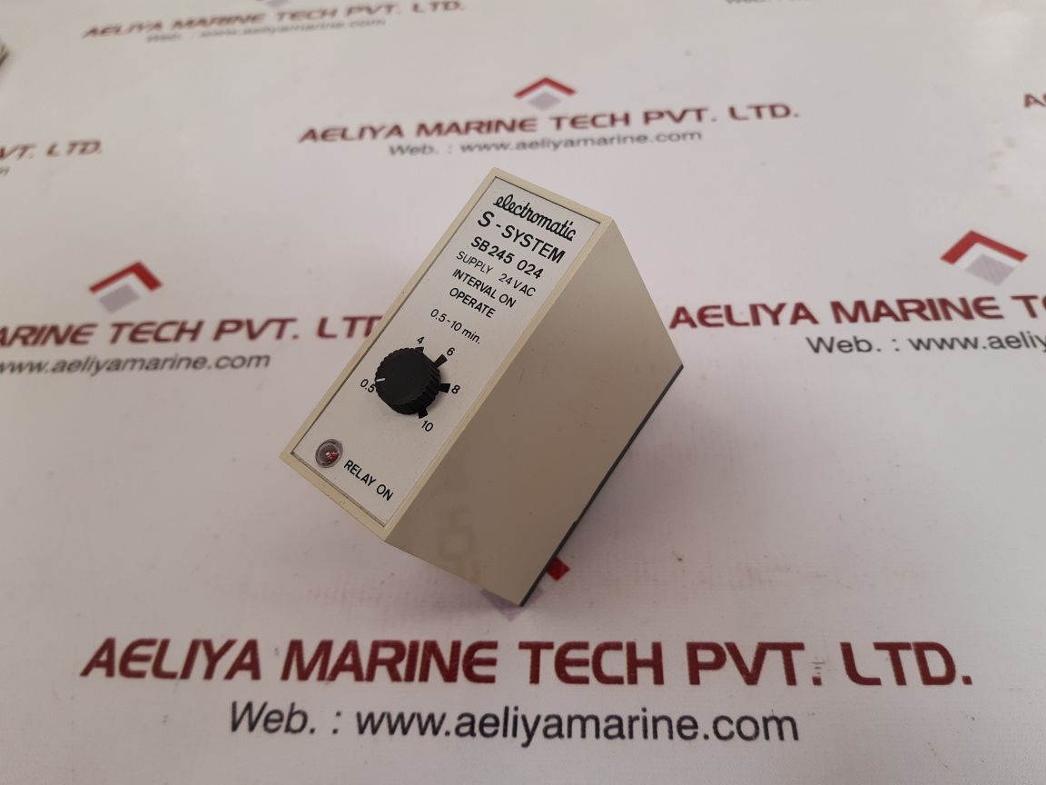 Electromatic s-system sb 245 024 interval time relay