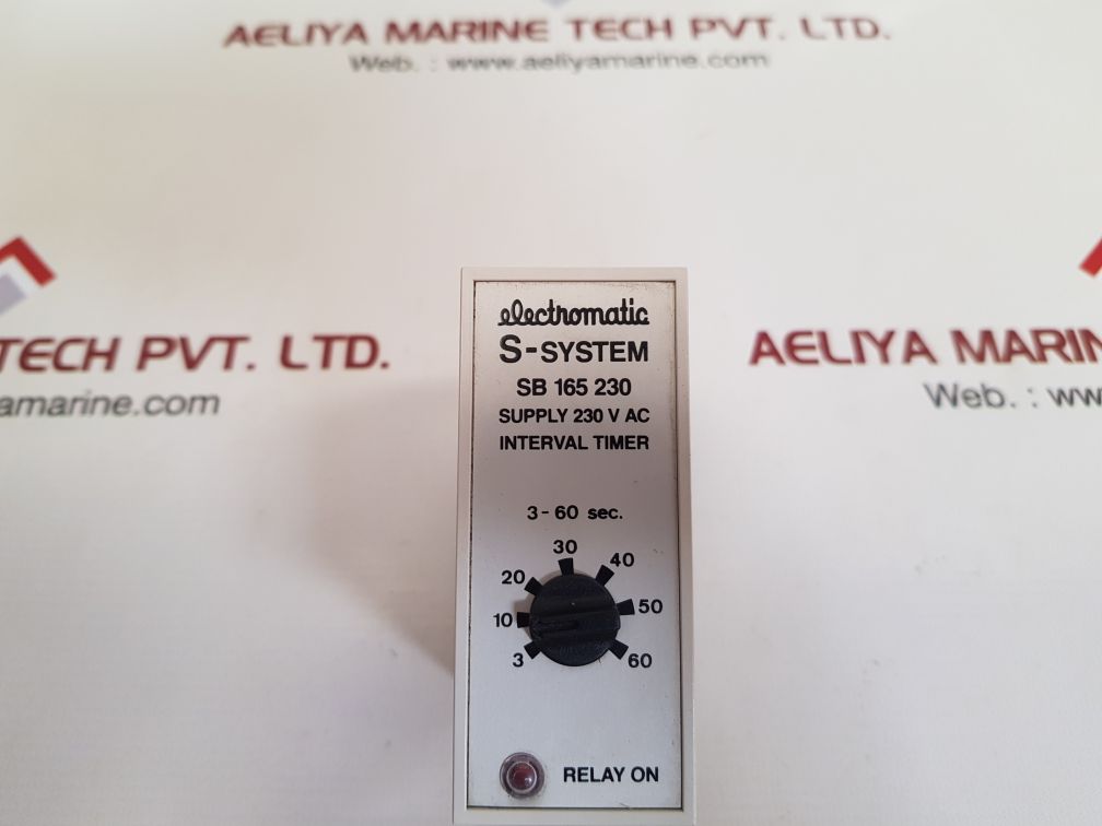 Electromatic sb 165 230 interval timer 3-60 sec