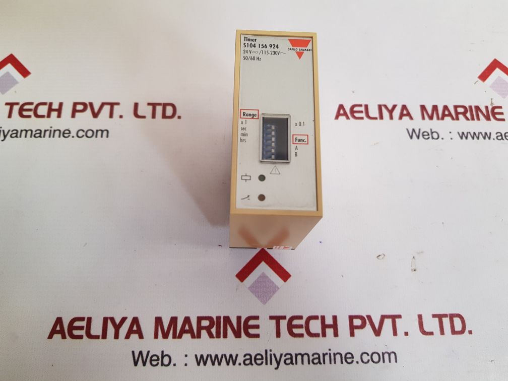 Carlo gavazzi s104 156 924 multifunction timer used